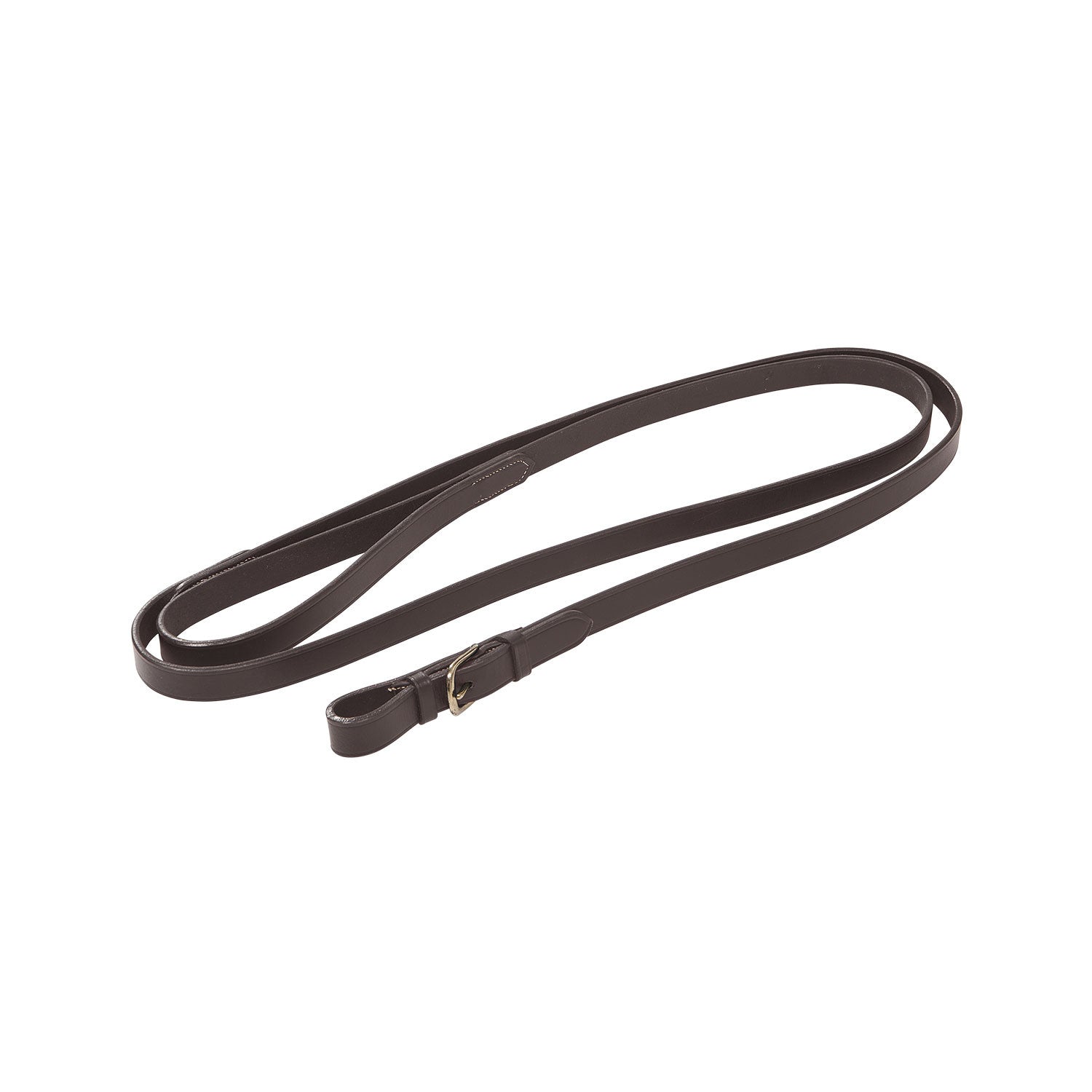 Cadena larga de latón resistente Equestro - Marrón oscuro