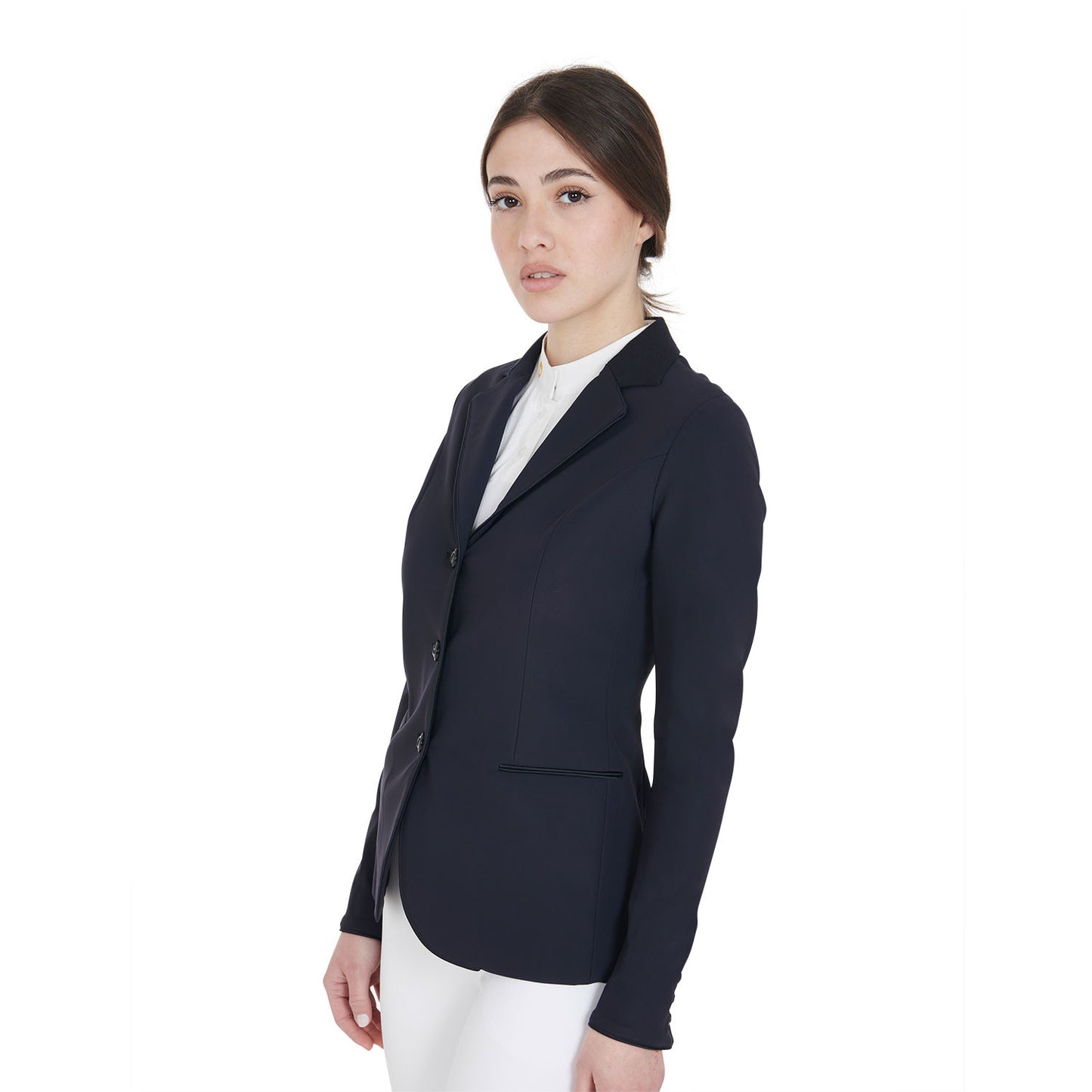 Chaqueta de mujer de concurso de tres botones Equestro