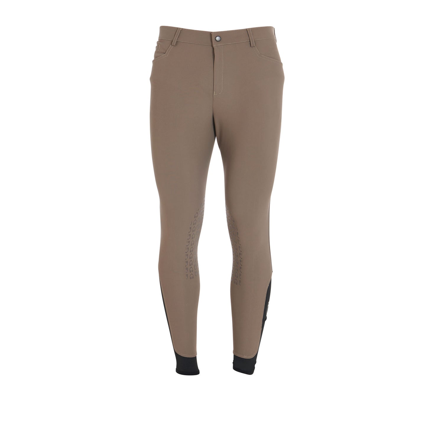 Pantalones de hombre slim fit grip con logo Equestro - Walnut