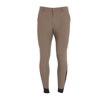 Pantalones de hombre slim fit grip con logo Equestro - Walnut