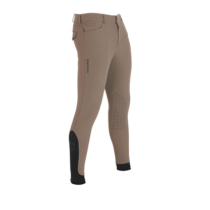 Pantalones de hombre slim fit grip con logo Equestro - Walnut