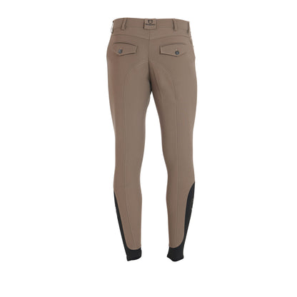 Pantalones de hombre slim fit grip con logo Equestro - Walnut