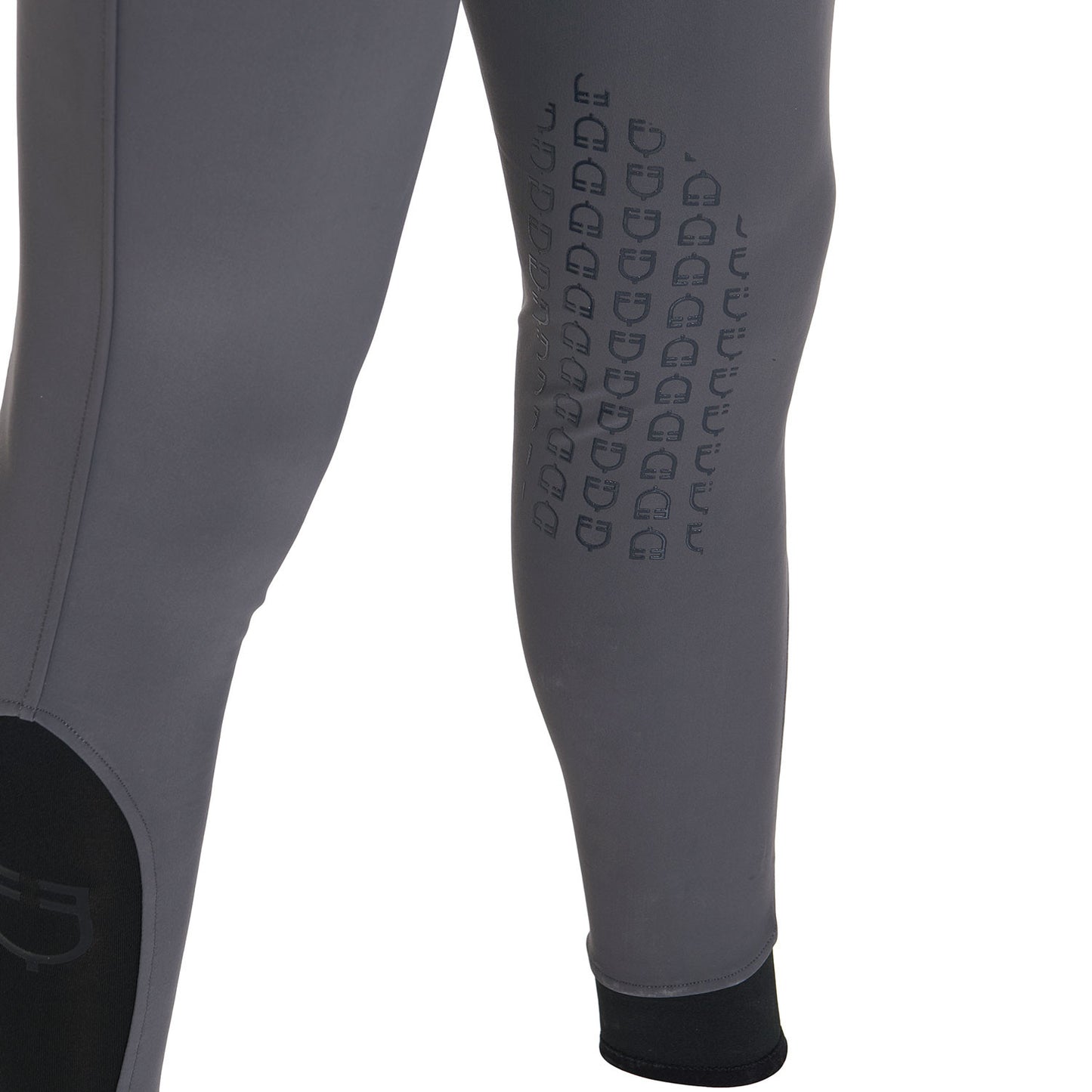 Pantalones de hombre slim fit grip con logo Equestro - Asphalt