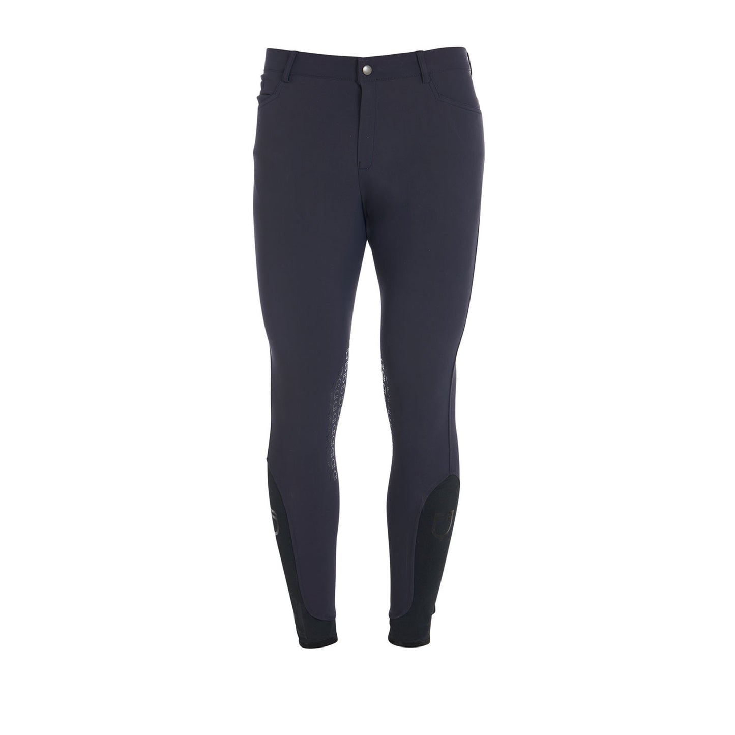 Pantalones de hombre slim fit grip con logo Equestro - Navy Blazer