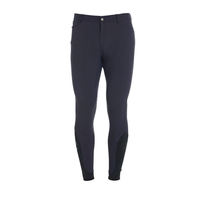 Pantalones de hombre slim fit grip con logo Equestro - Navy Blazer