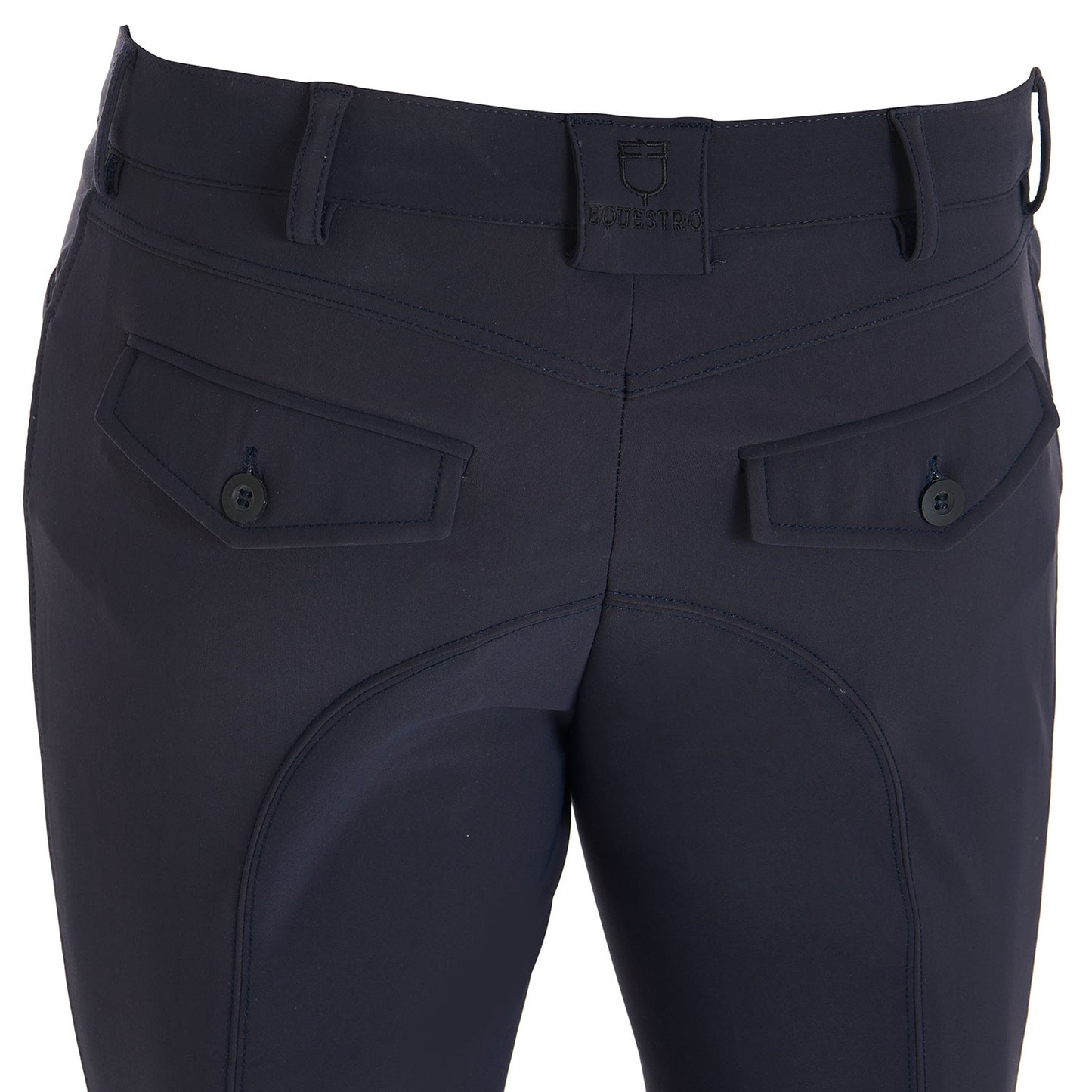 Pantalones de hombre slim fit grip con logo Equestro - Navy Blazer