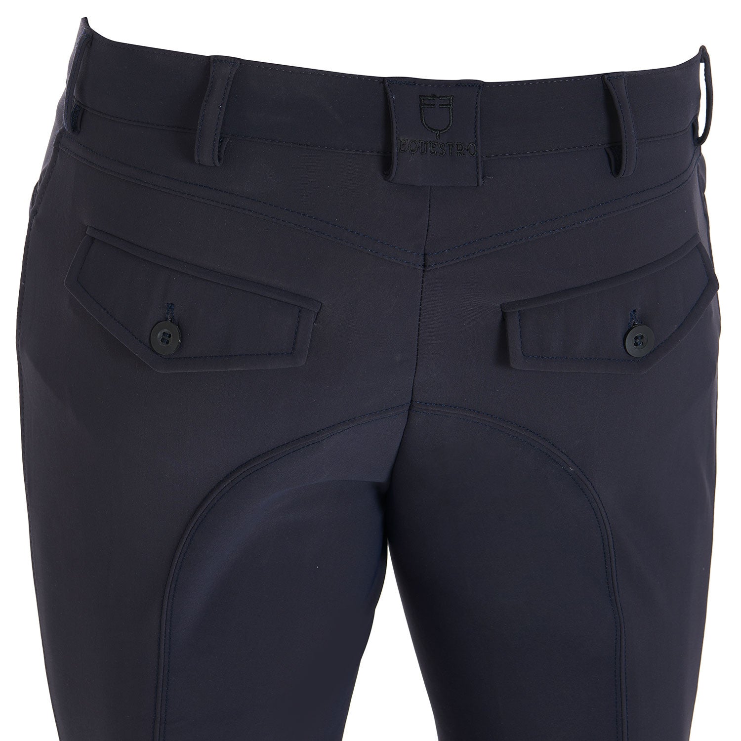 Pantalones de hombre slim fit grip con logo Equestro - Navy Blazer