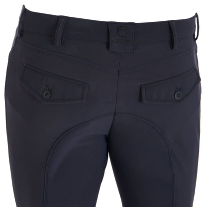 Pantalones de hombre slim fit grip con logo Equestro - Navy Blazer
