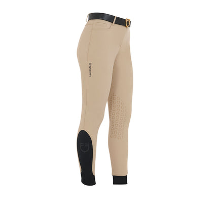 Pantalones de mujer slim fit grip con logo Equestro - Incense