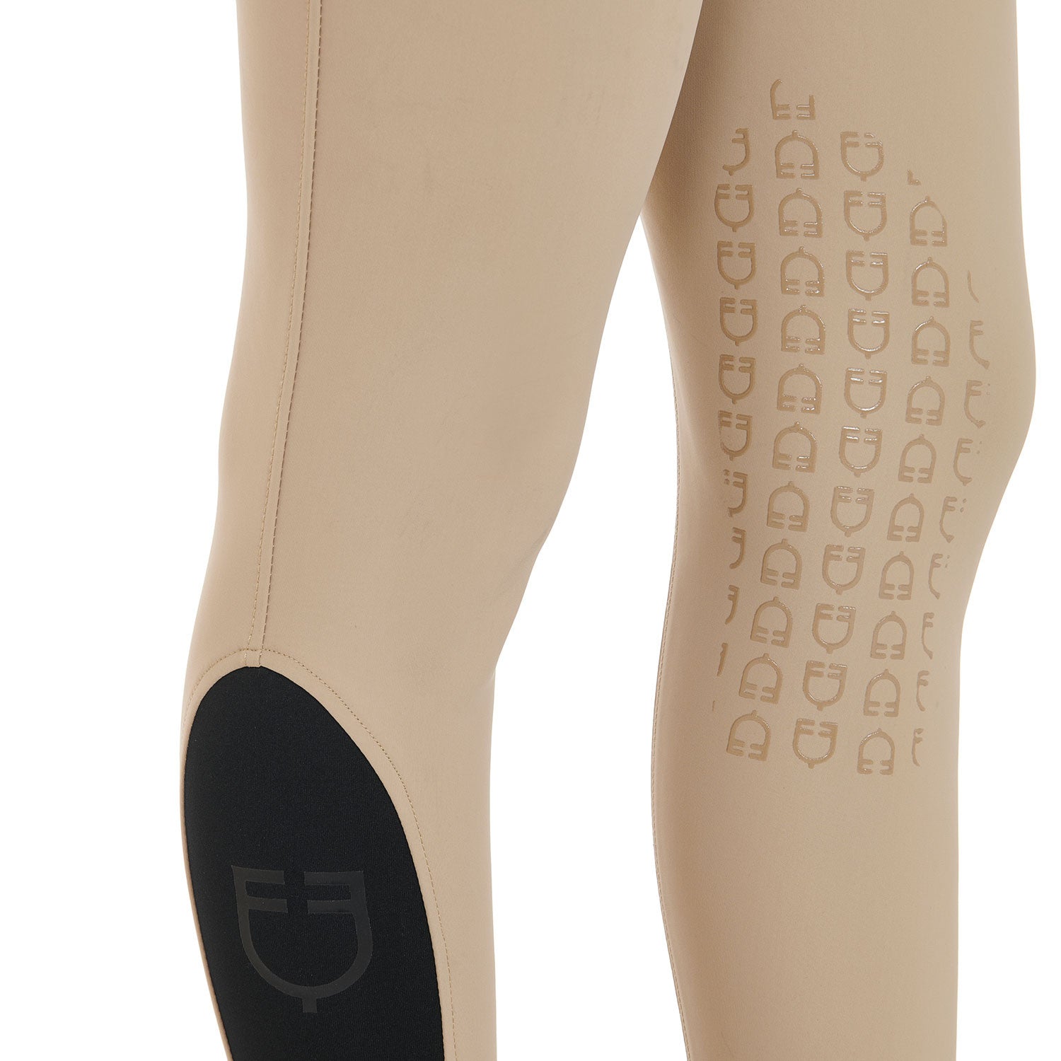 Pantalones de mujer slim fit grip con logo Equestro - Incense