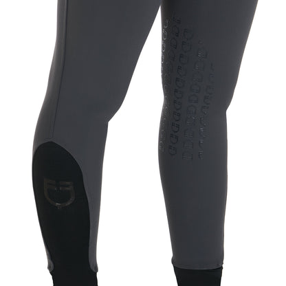 Pantalones de mujer slim fit grip con logo Equestro - Asphalt