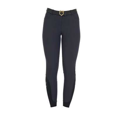 Pantalones de mujer slim fit grip con logo Equestro