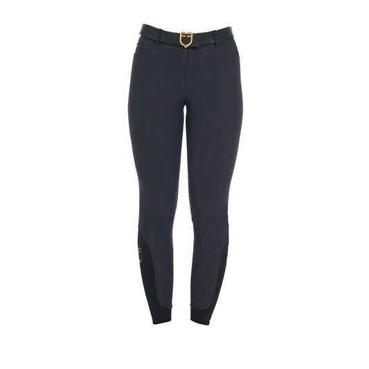 Pantalones de mujer slim fit grip con logo Equestro