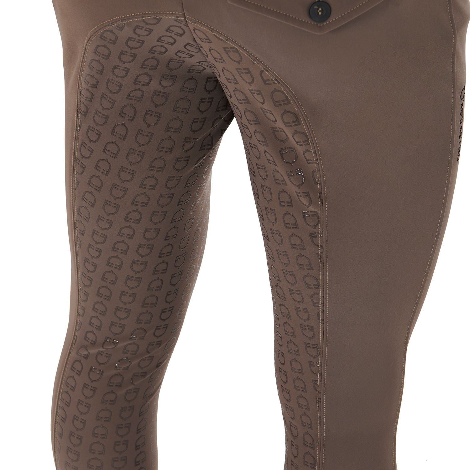 Pantalones de hombre slim fit full grip Equestro - Walnut