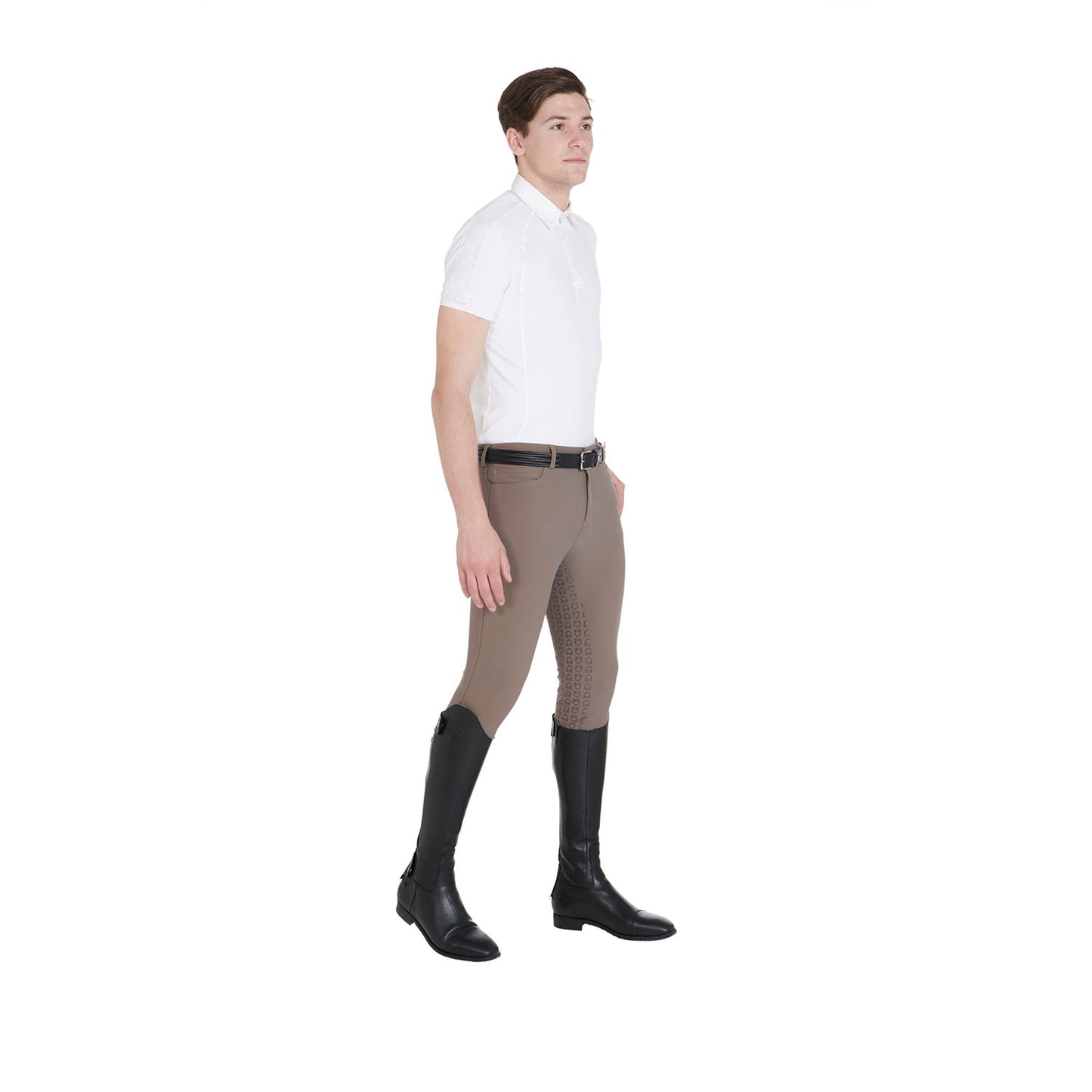 Pantalones de hombre slim fit full grip Equestro - Walnut