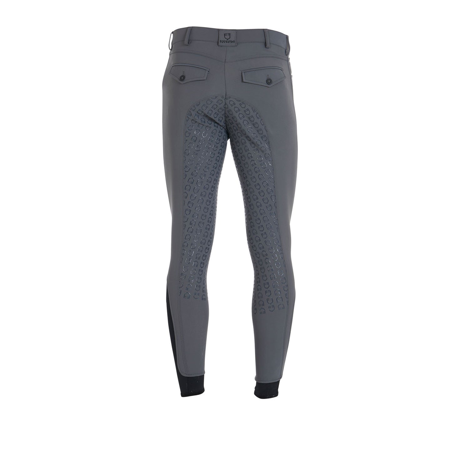 Pantalones de hombre slim fit full grip Equestro - Asphalt