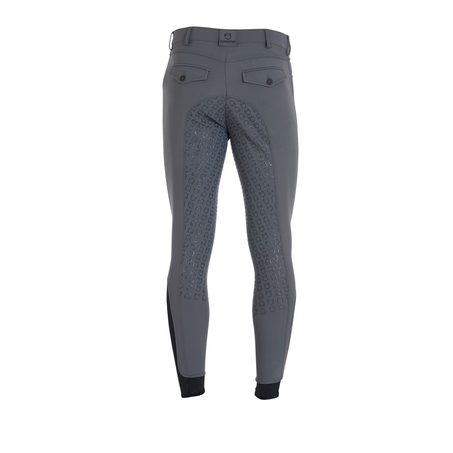 Pantalones de hombre slim fit full grip Equestro - Asphalt