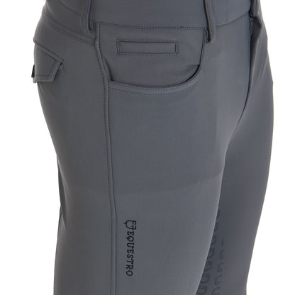 Pantalones de hombre slim fit full grip Equestro - Asphalt