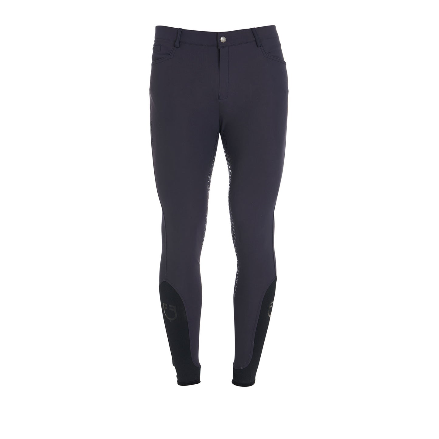 Pantalones de hombre slim fit full grip Equestro - Navy Blazer