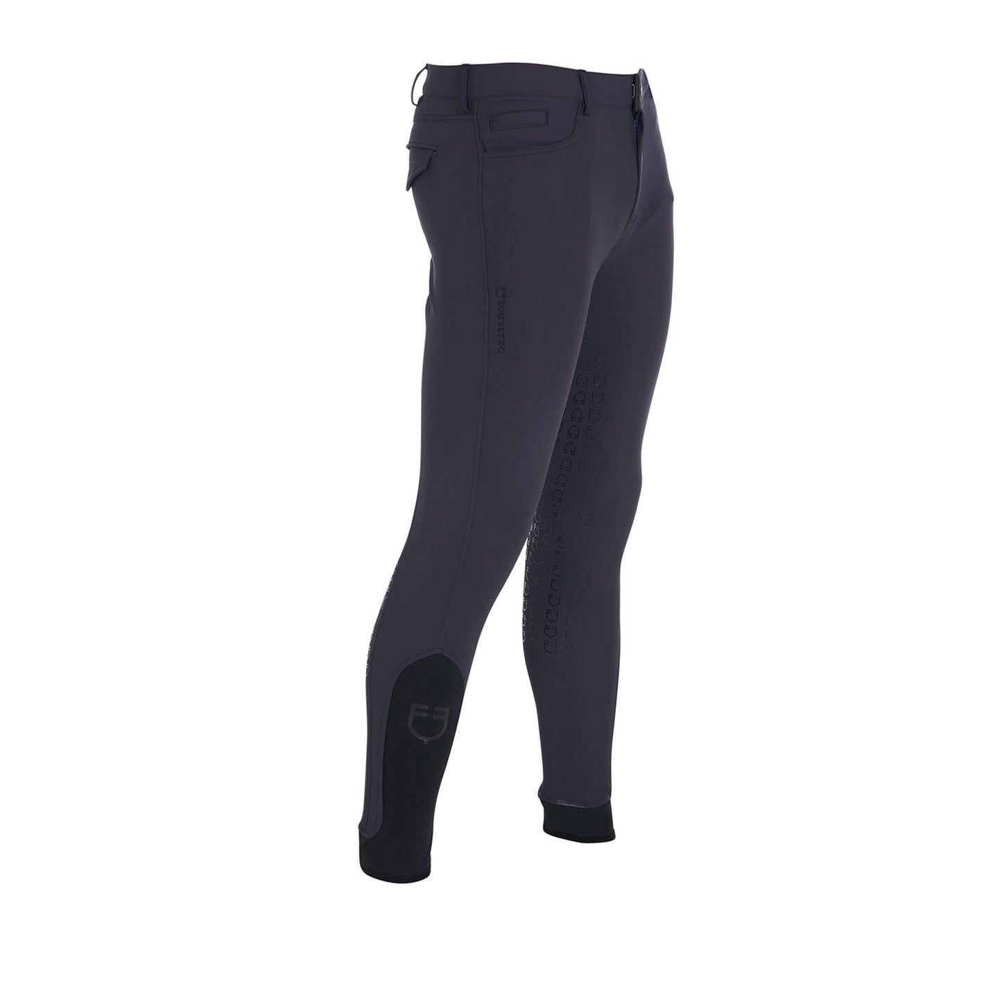Pantalones de hombre slim fit full grip Equestro - Navy Blazer