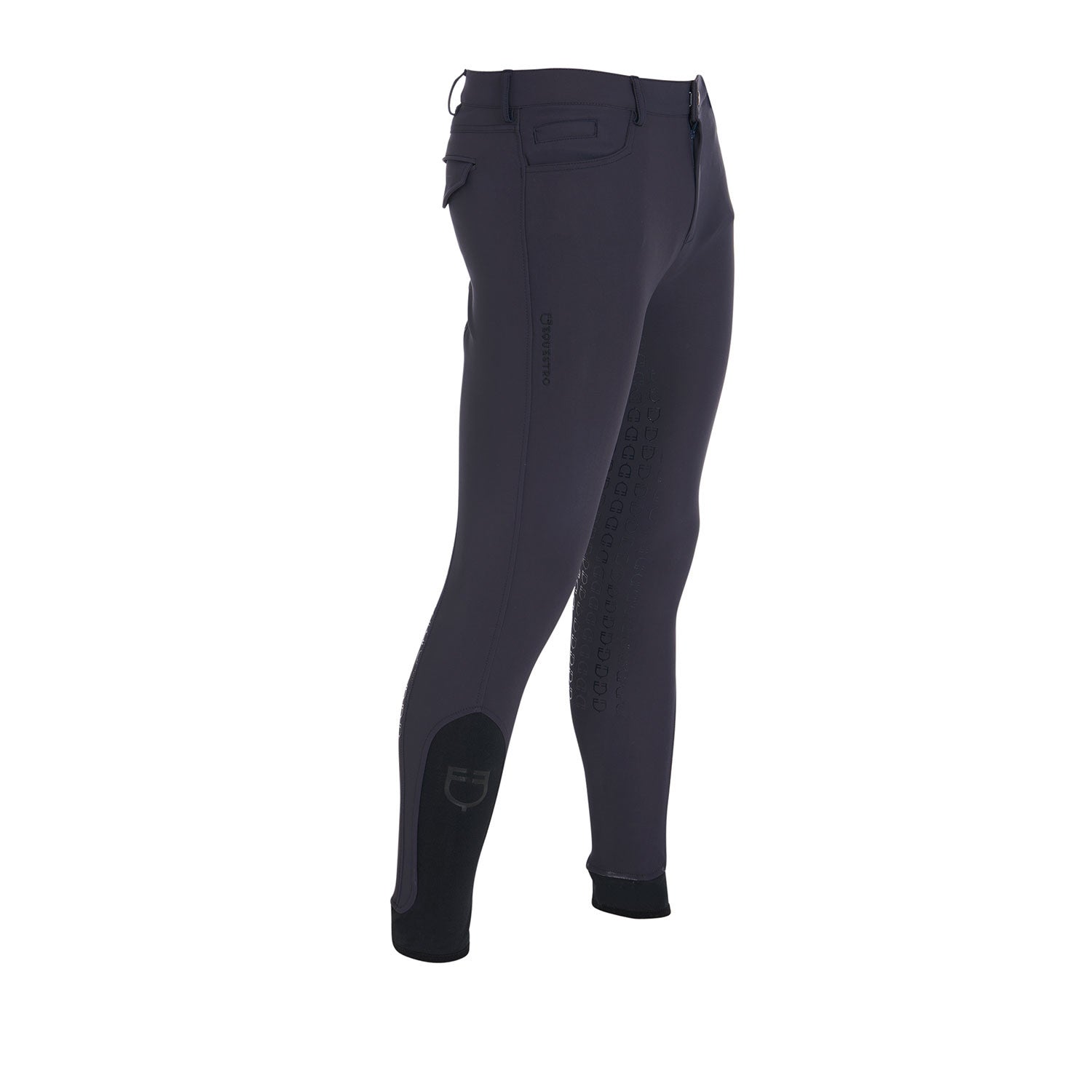 Pantalones de hombre slim fit full grip Equestro - Navy Blazer