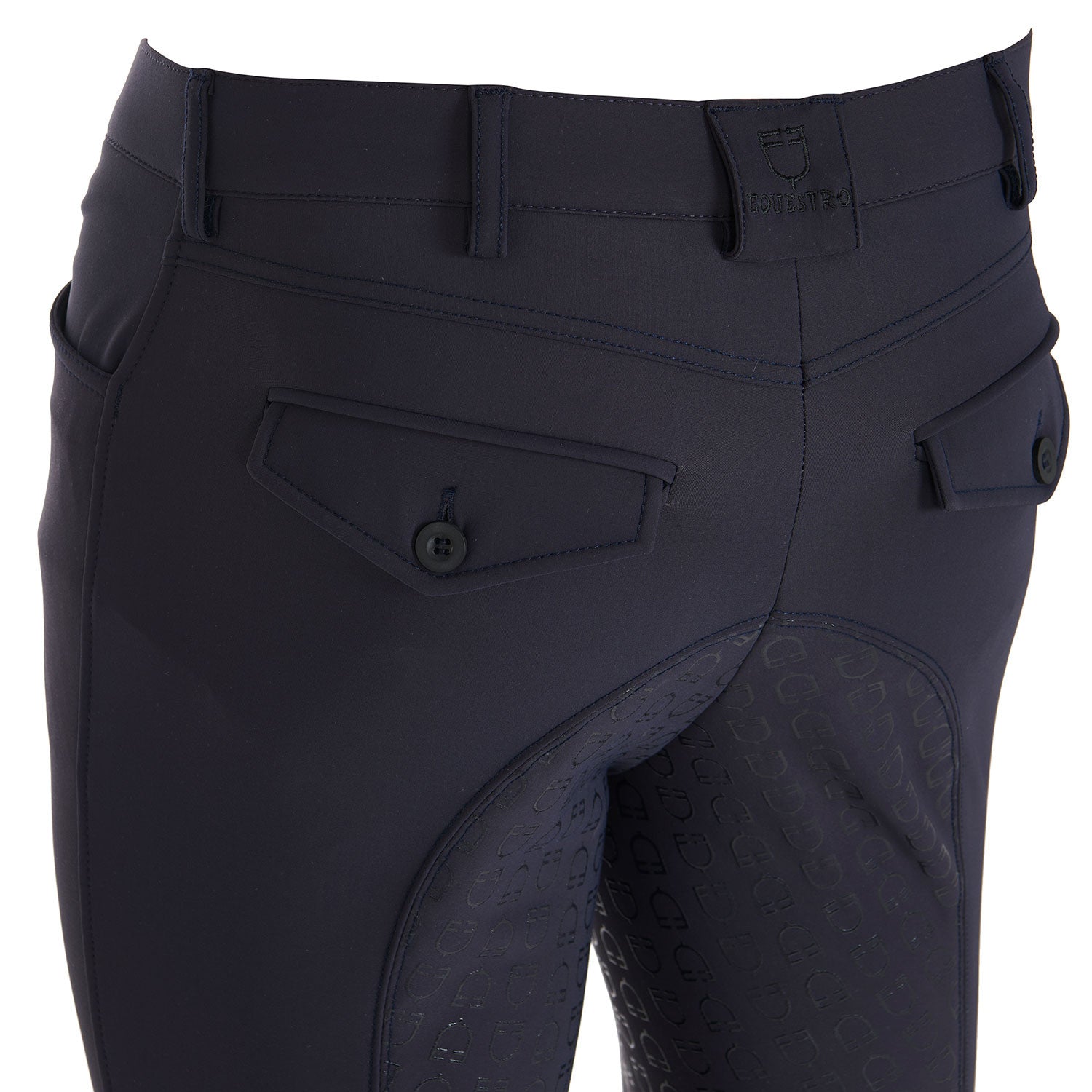 Pantalones de hombre slim fit full grip Equestro - Navy Blazer