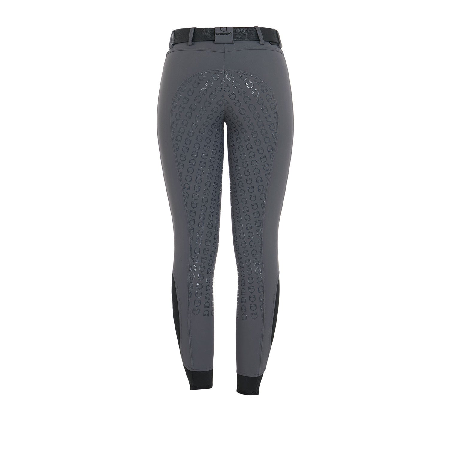 Pantalones de mujer slim fit full grip Equestro - Asphalt