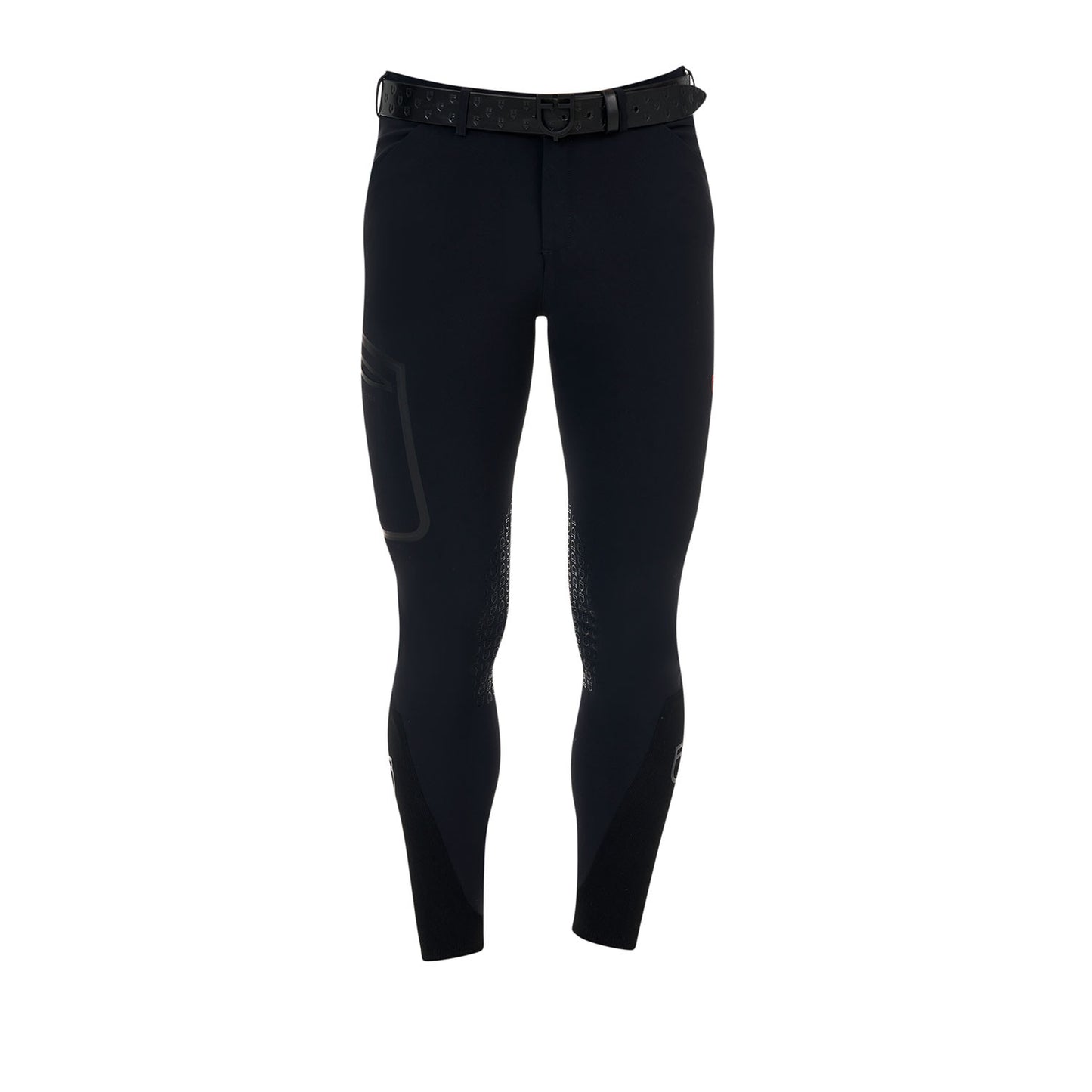 Pantalón slim fit hombre Equestro Ridertechnology costuras termoselladas - Negro