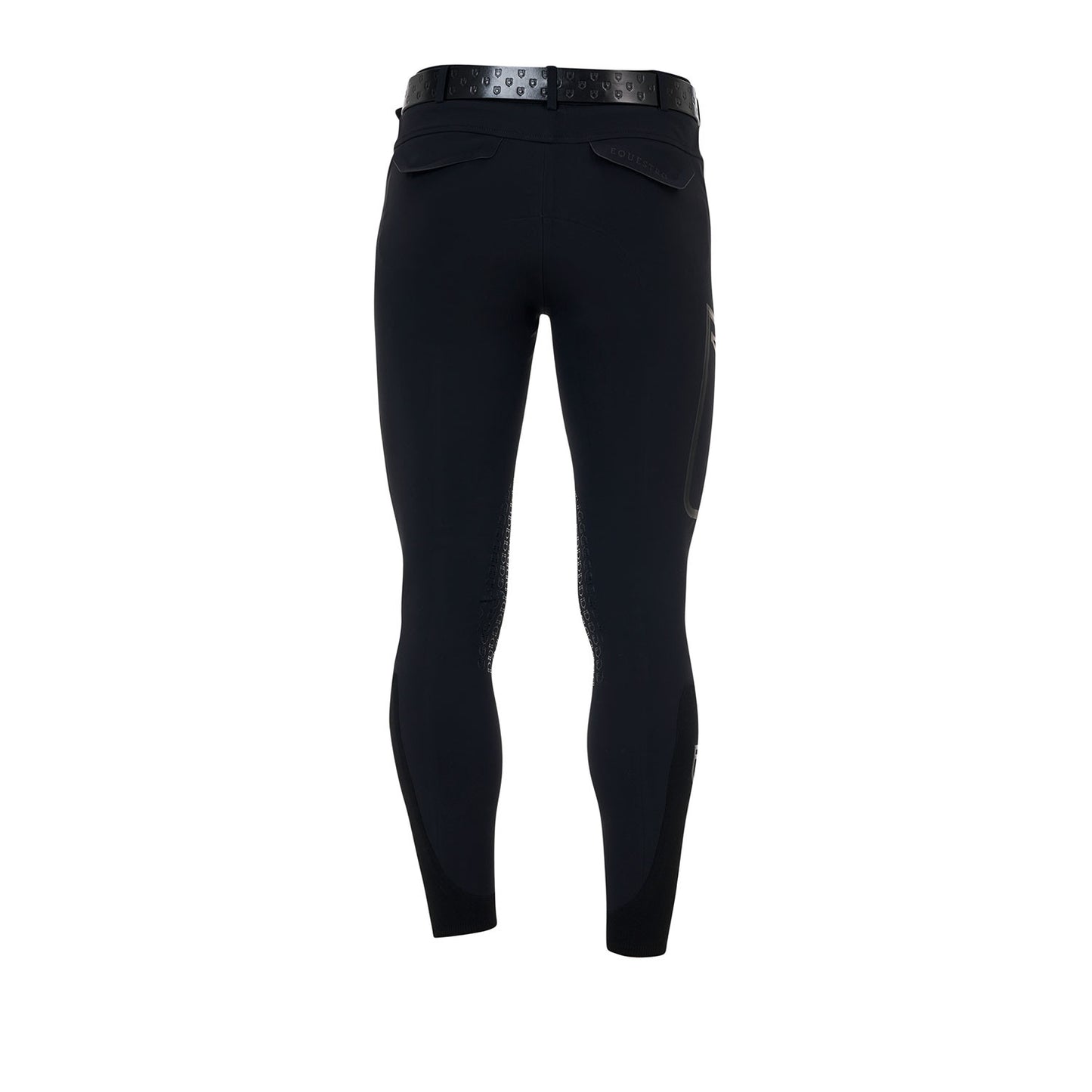 Pantalón slim fit hombre Equestro Ridertechnology costuras termoselladas - Negro