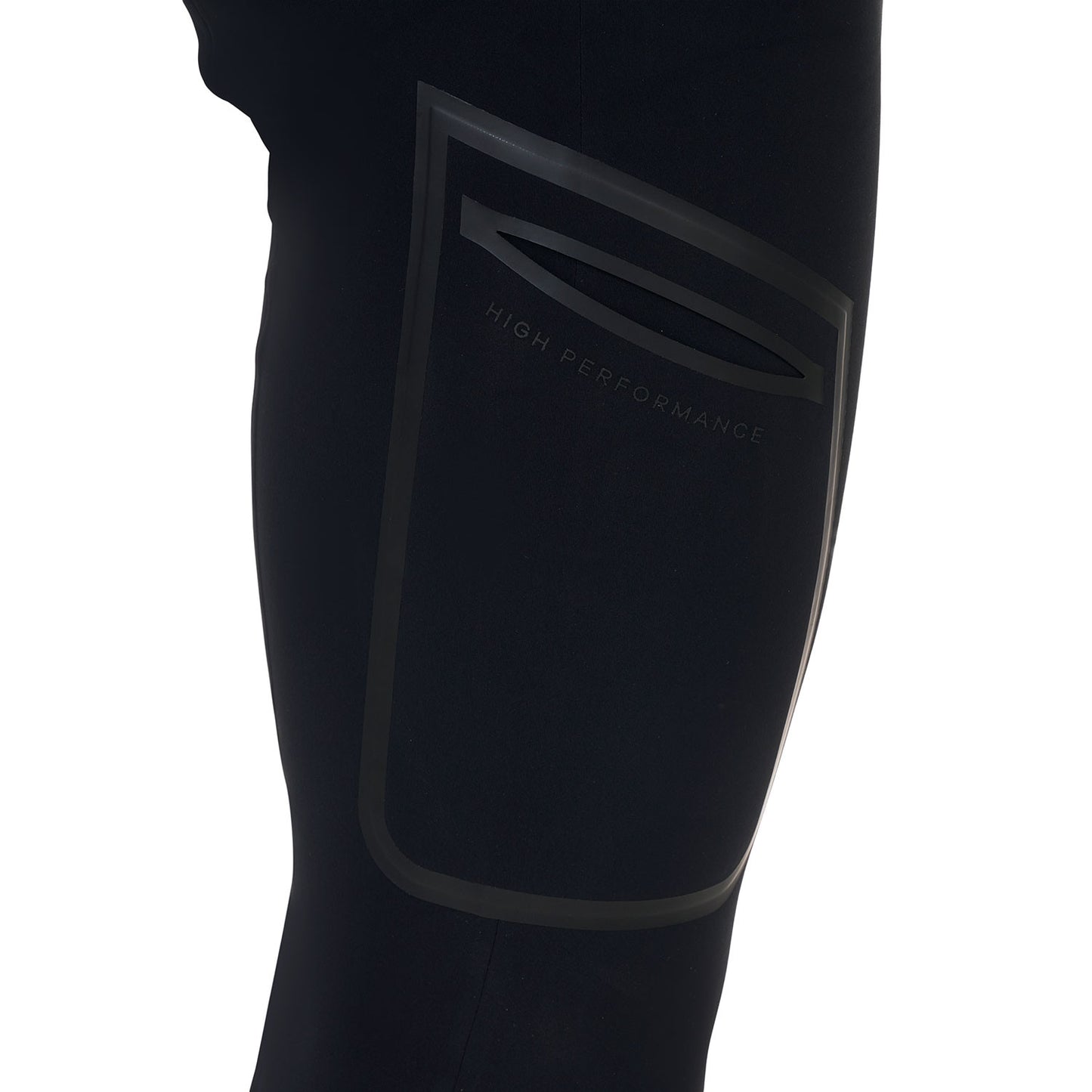Pantalón slim fit hombre Equestro Ridertechnology costuras termoselladas - Negro