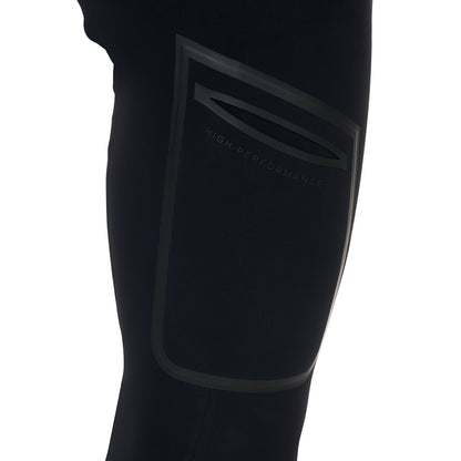 Pantalón slim fit hombre Equestro Ridertechnology costuras termoselladas - Negro