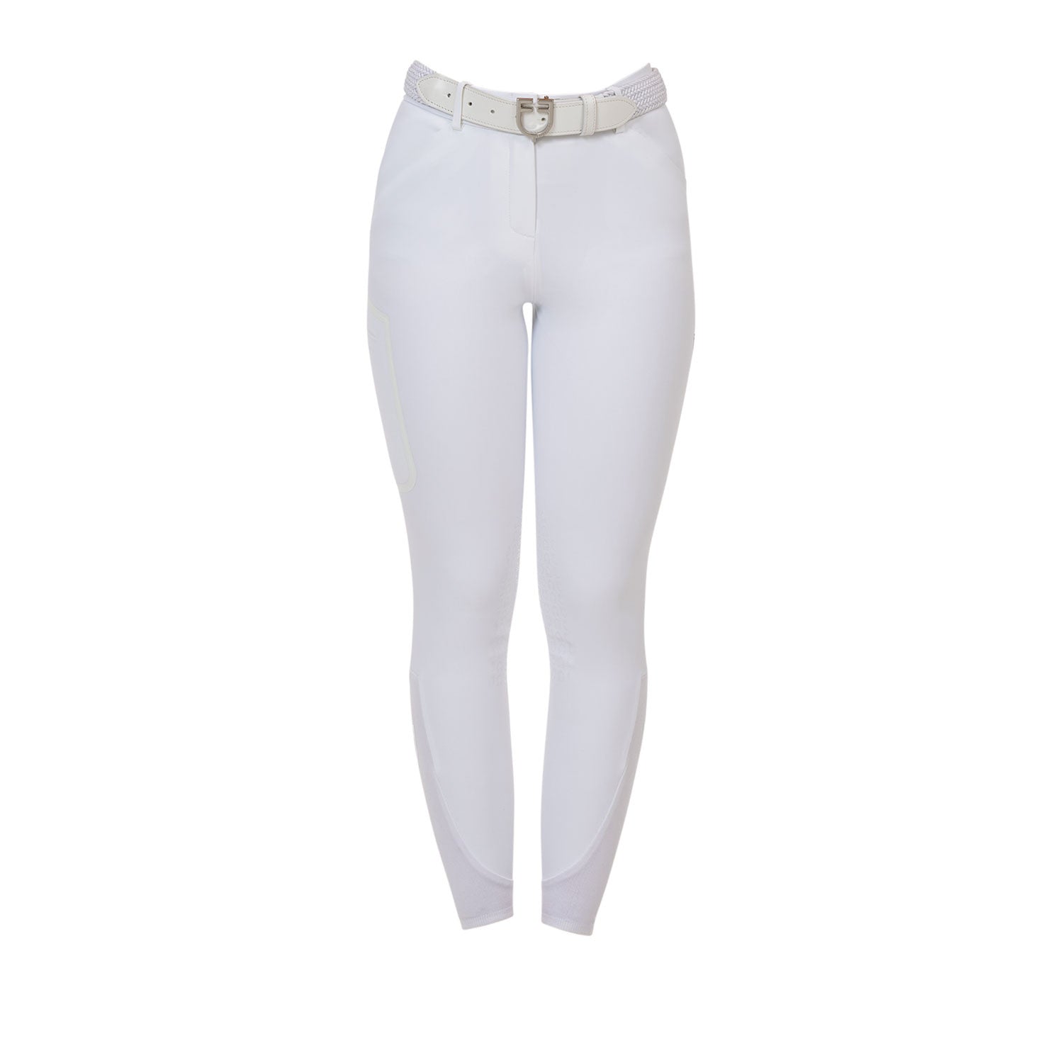 Pantalón slim fit mujer Equestro Ridertechnology costuras termoselladas