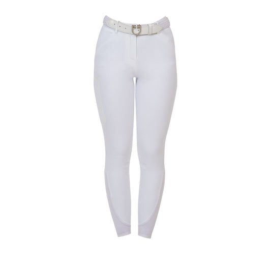 Pantalón slim fit mujer Equestro Ridertechnology costuras termoselladas
