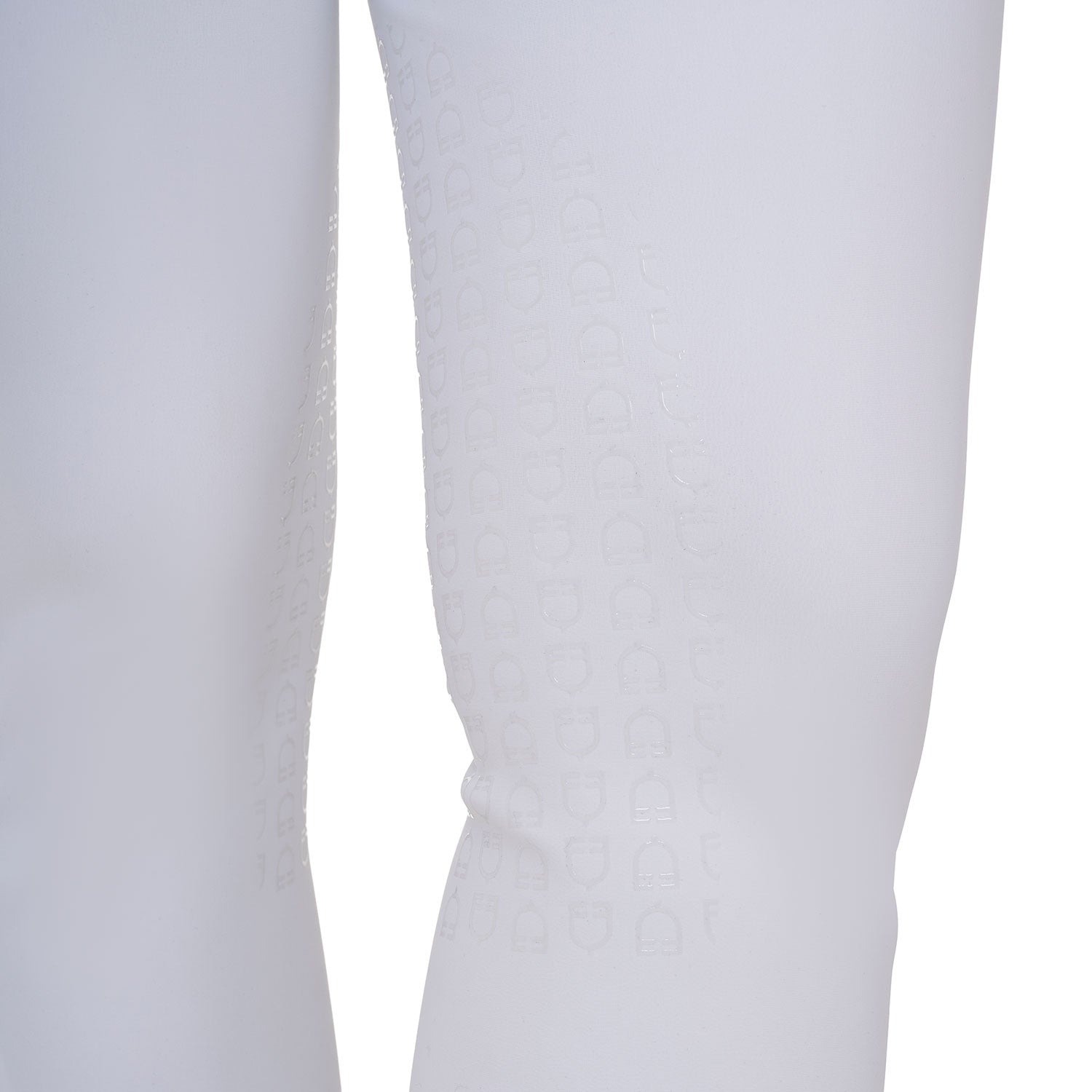 Pantalón slim fit mujer Equestro Ridertechnology costuras termoselladas - Blanco