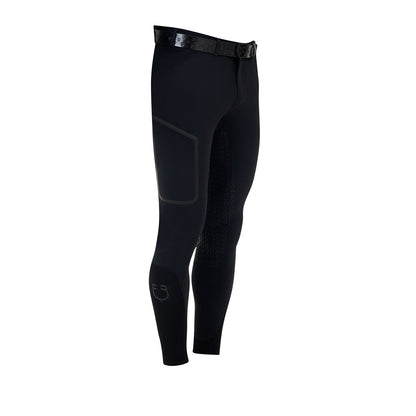Pantalón slim fit hombre Equestro Ridertechnology full grip - Negro