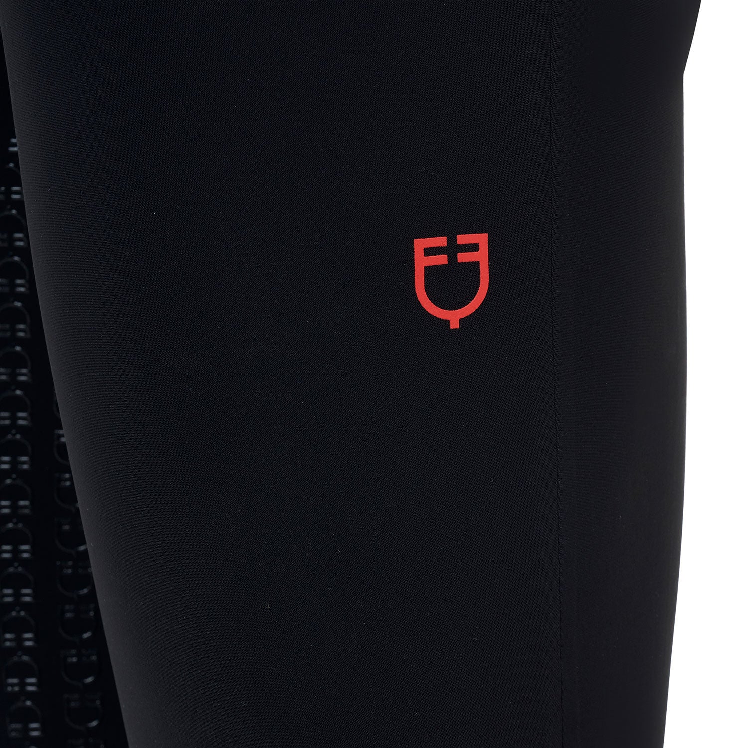 Pantalón slim fit hombre Equestro Ridertechnology full grip - Negro