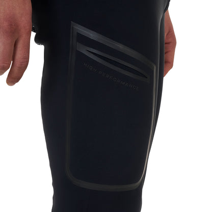 Pantalón slim fit hombre Equestro Ridertechnology full grip - Negro