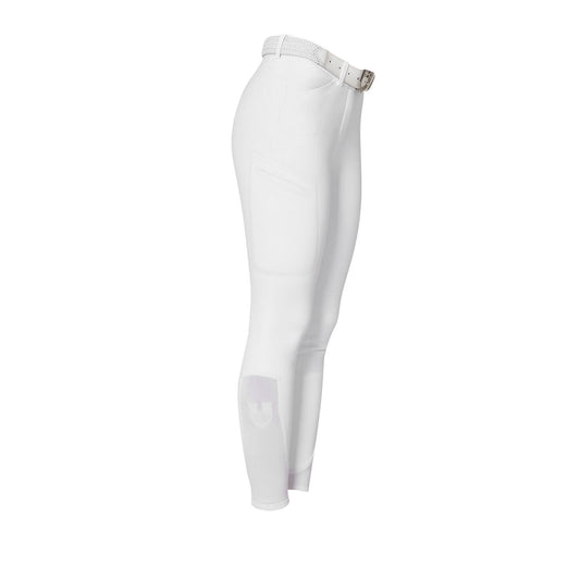Pantalón slim fit mujer Equestro Ridertechnology full grip