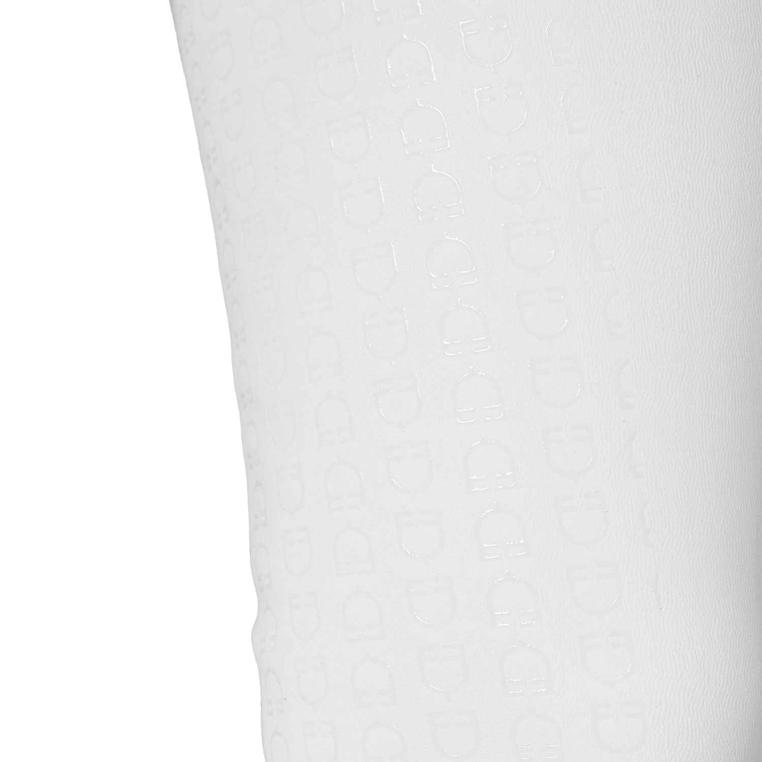 Pantalón slim fit mujer Equestro Ridertechnology full grip - Blanco