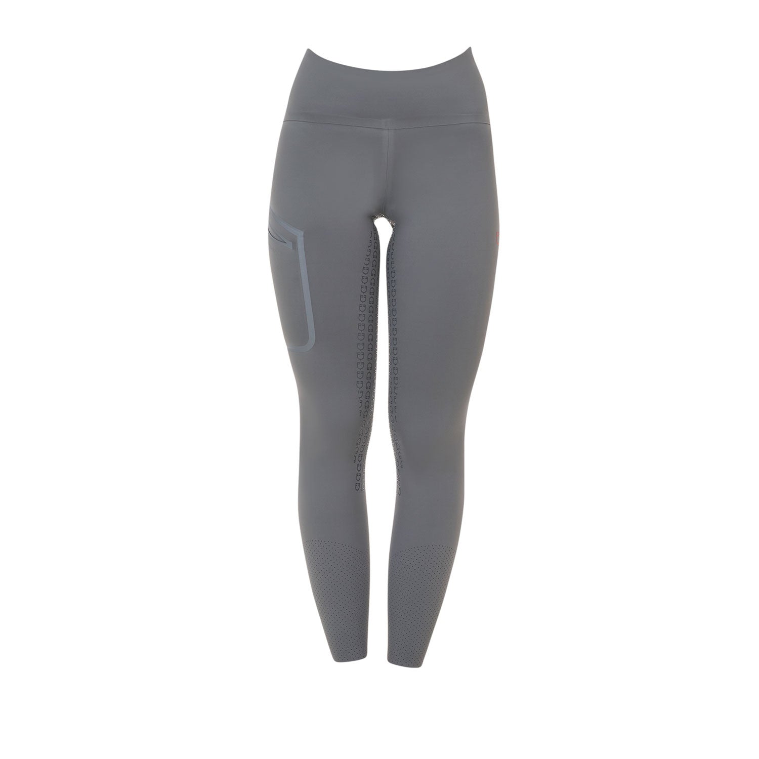 Leggings de mujer Equestro Ridertechnology cintura alta full grip - Mockingbird