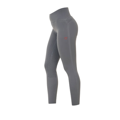 Leggings de mujer Equestro Ridertechnology cintura alta full grip - Mockingbird