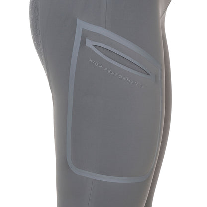 Leggings de mujer Equestro Ridertechnology cintura alta full grip - Mockingbird