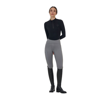 Leggings de mujer Equestro Ridertechnology cintura alta full grip - Mockingbird