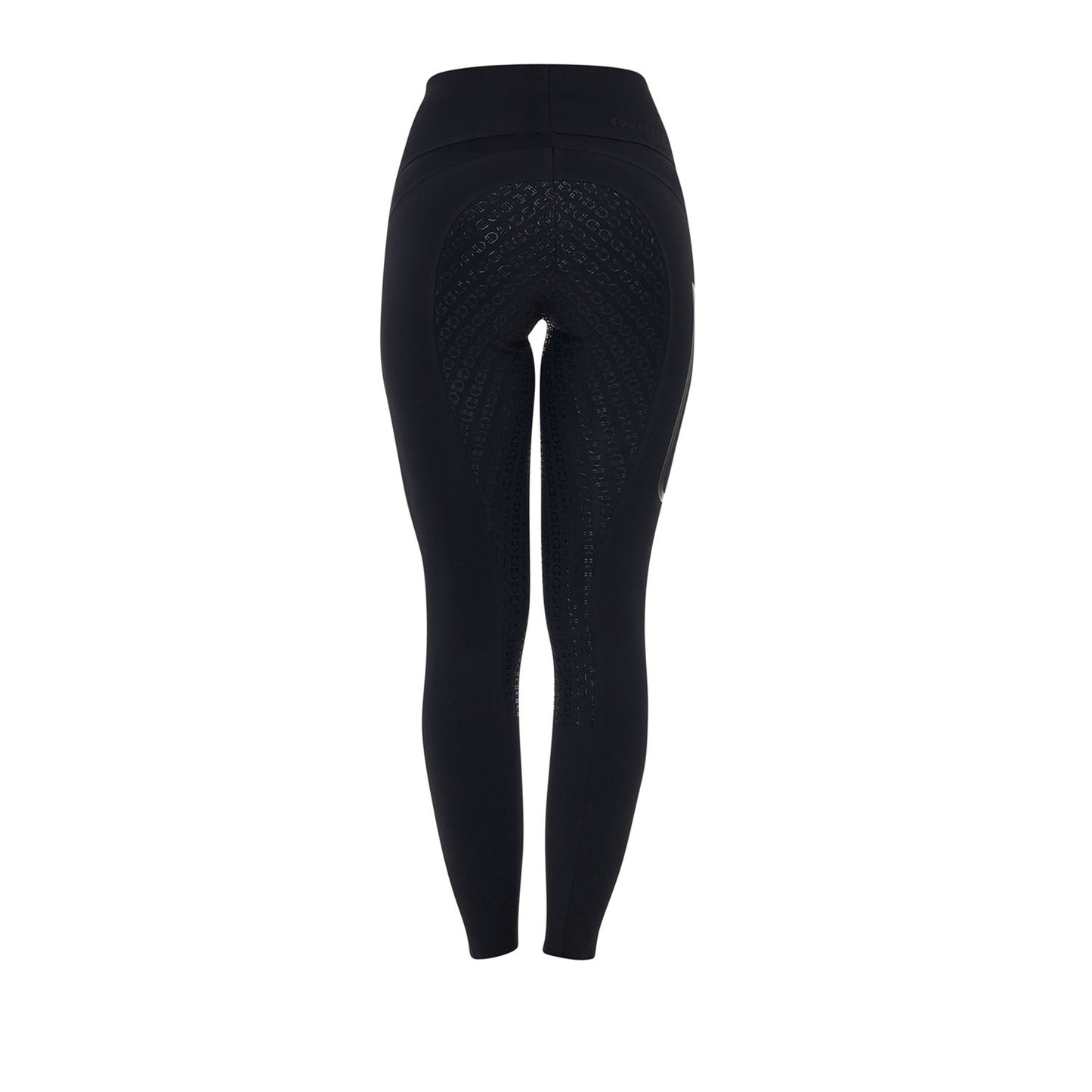 Leggings de mujer Equestro Ridertechnology cintura alta full grip - Negro