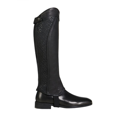 Polainas unisex banda elástica con logotipos Equestro - Negro