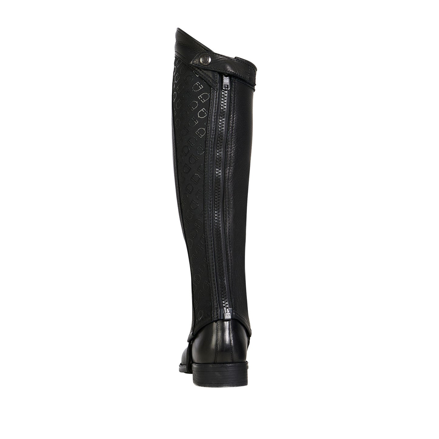 Polainas unisex banda elástica con logotipos Equestro - Negro