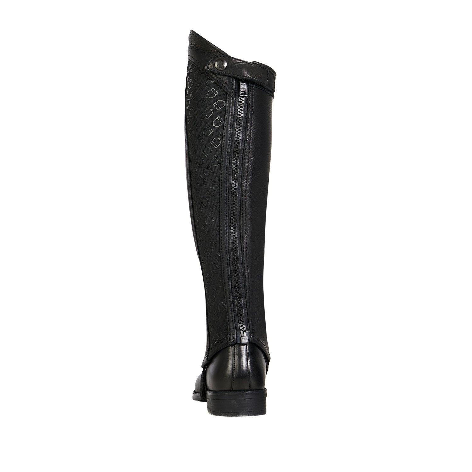 Polainas unisex banda elástica con logotipos Equestro - Negro