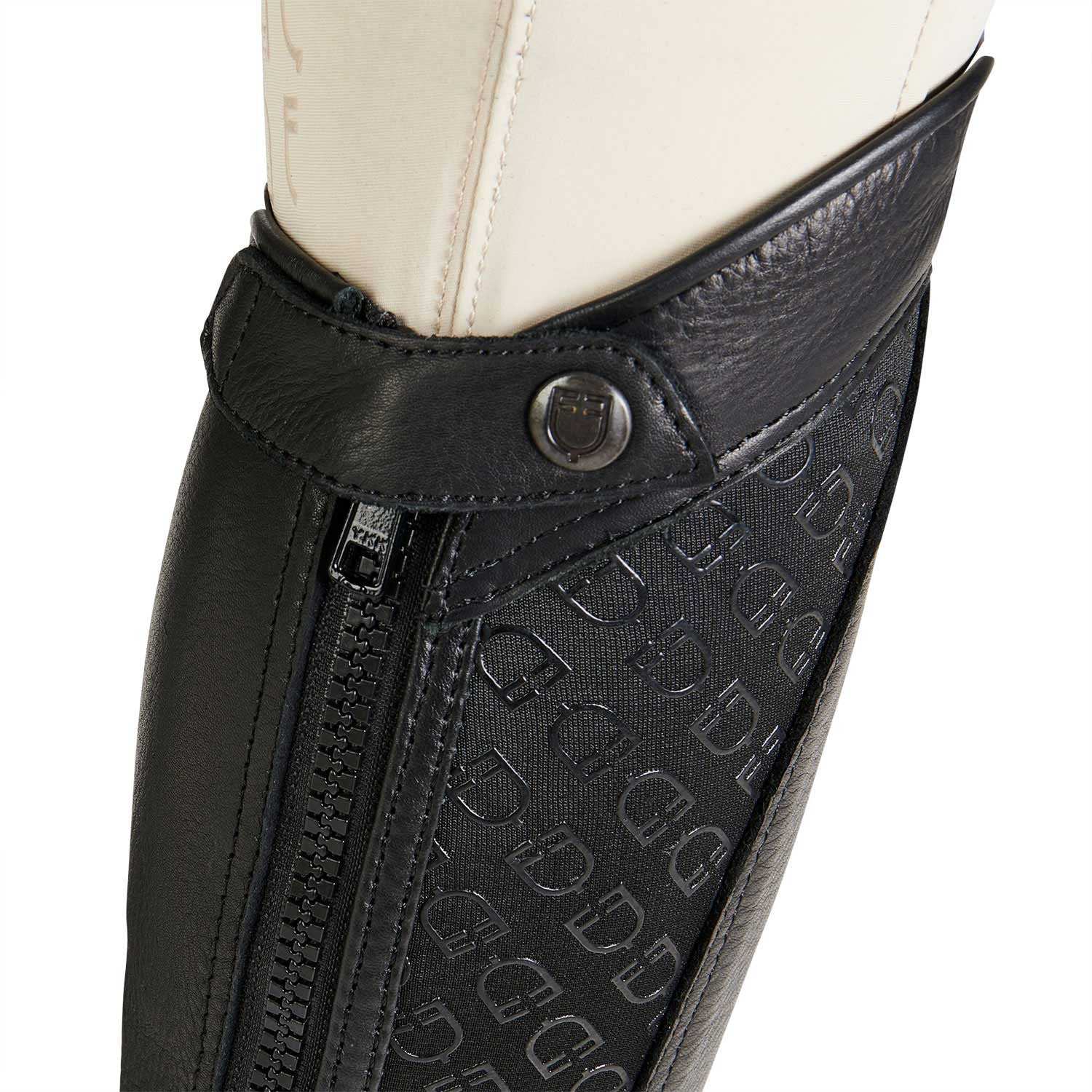 Polainas unisex banda elástica con logotipos Equestro - Negro