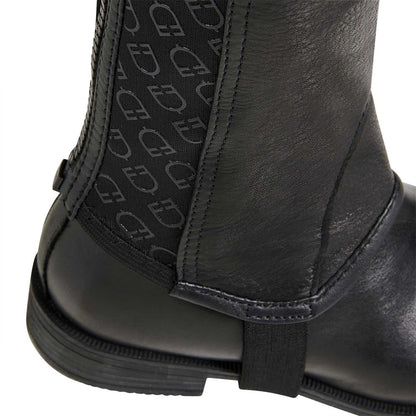 Polainas unisex banda elástica con logotipos Equestro - Negro