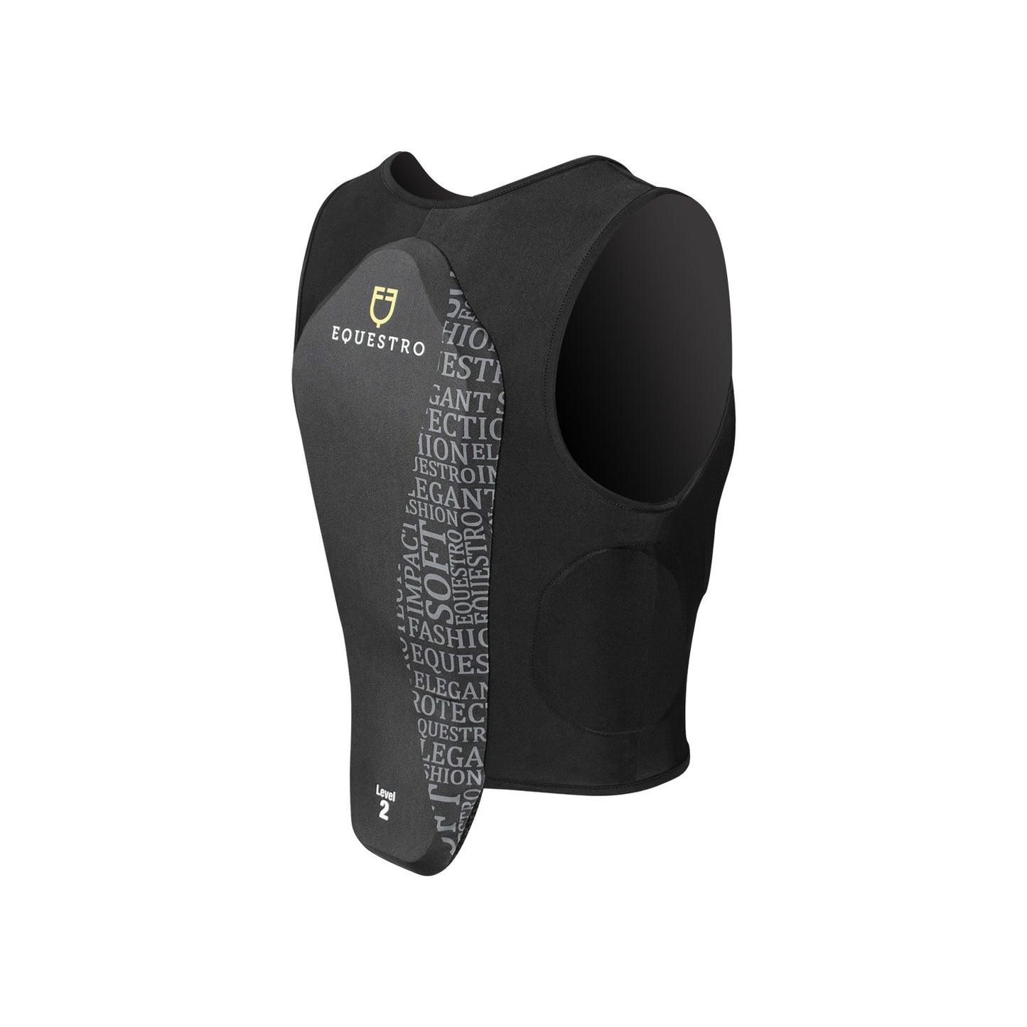 Protector de espalda para niños de nivel 2 Equestro - Negro